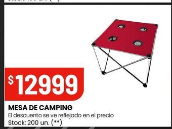 Changomas Mesa de camping oferta