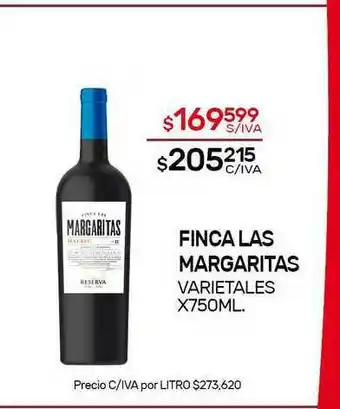 Nini Mayorista Finca Las Margaritas x 750ml oferta