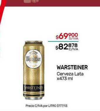 Nini Mayorista Warsteiner Cerveza Lata x 473ml oferta