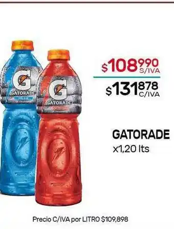 Nini Mayorista Gatorade x 1,20lts oferta