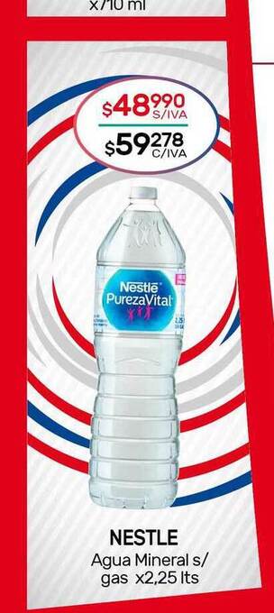 Nini Mayorista Nestle Agua Mineral S Gas x 2.25lts oferta