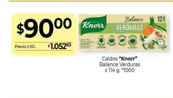 La Anonima Caldos Knorr Balance Verduras x 114g oferta