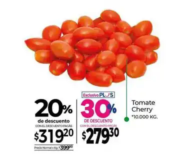 La Anonima Tomate Cherry 20% De Descuento oferta
