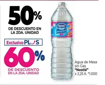 La Anonima Nestle Agua De Mesa Sin Gas x 2,25lt oferta