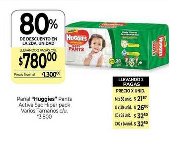La Anonima Pañal Huggies oferta