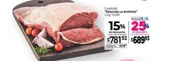 La Anonima Estancias La Anónima Cuadrada x kg oferta