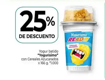 La Anonima Yogurisimo Yogur batido con cereales Azucarados x 166g oferta
