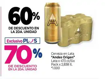 La Anonima Andes Origen Cerveza en lata x 473cc oferta