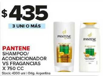 Carrefour Maxi Pantene Shampoo Acondicionador Vs Fragancias x 750cc oferta