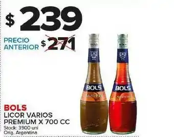 Carrefour Maxi Bols Licor Varios Premium x 700cc oferta