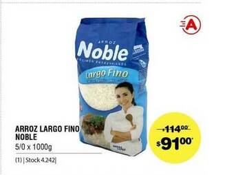 Atomo Conviene Arroz Largo Fino Noble x 1000g oferta