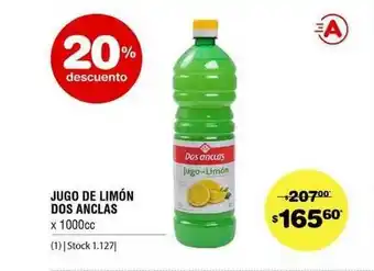 Atomo Conviene Jugo De Limón Dos Anclas x 1000cc oferta