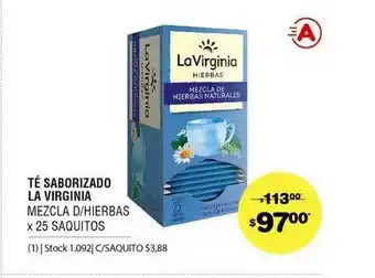 Atomo Conviene Té Saborizado La Virginia Mezcla D Hierbas oferta