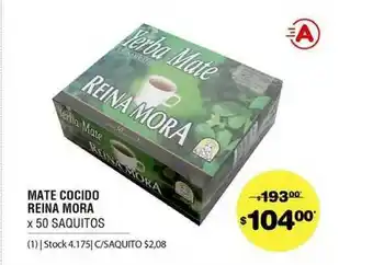 Atomo Conviene Mate Cocido Reina Mora oferta