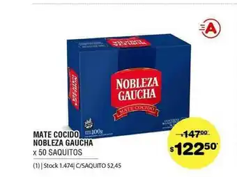 Atomo Conviene Mate Cocido Nobleza Gaucha oferta