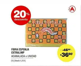 Atomo Conviene Fibra Esponja Extralimp 20% Descuento oferta