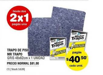 Atomo Conviene Trapo De Piso Mr Trapo oferta