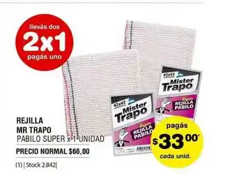Atomo Conviene Rejilla Mr Trapo oferta