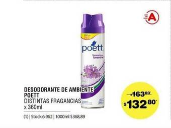 Atomo Conviene Desodorante De Ambiente Poett oferta