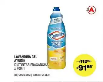 Atomo Conviene Lavandina Gel Ayudín x 700ml oferta