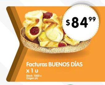 Supermercados Buenos Días Facturas BUENOS DÍAS x 1 u oferta