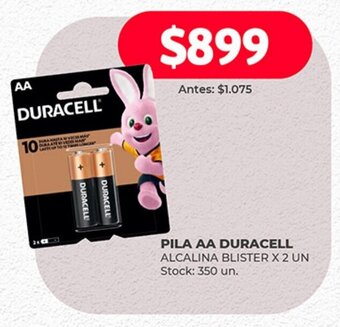 Supermercados Tadicor PILA AA DURACELL ALCALINA BLISTER X 2 UN oferta