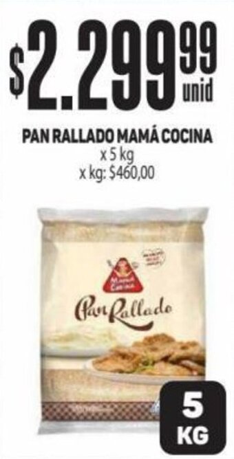Makro PAN RALLADO MAMÁ COCINA x 5 kg oferta