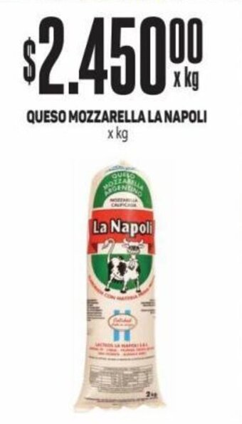 Makro QUESO MOZZARELLA LA NAPOLI x kg oferta