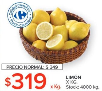 Carrefour LIMÓN X KG. oferta