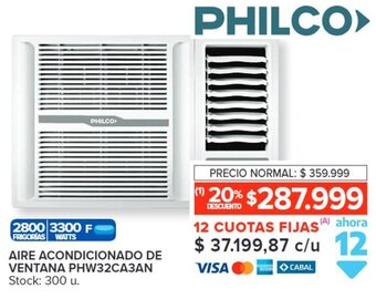 Carrefour AIRE ACONDICIONADO DE VENTANA PHW32CA3AN oferta