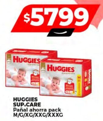 Supermayorista Vital HUGGIES SUP. CARE Pañal ahorra pack M/G/XG/XXG/XXXG oferta