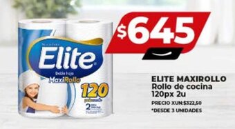 Supermayorista Vital ELITE MAXIROLLO Rollo de cocina 120p x 2u oferta