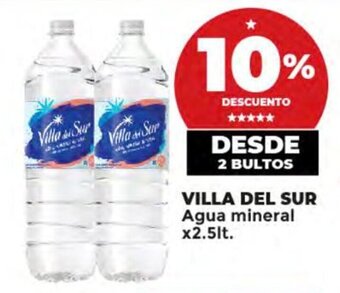 Supermayorista Vital VILLA DEL SUR Agua mineral x 2.5lt. oferta