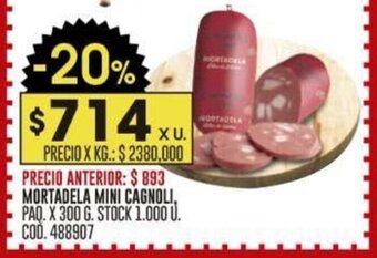 Coto MORTADELA MINI CAGNOLI, PAQ. X 300 G. oferta