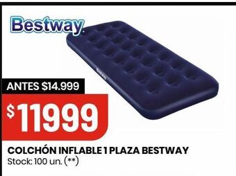 Changomas Colchón inflable 1 plaza bestway oferta