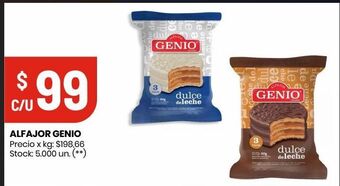 Changomas Alfajor genio oferta