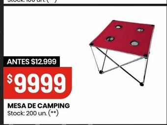 Changomas Mesa de camping oferta