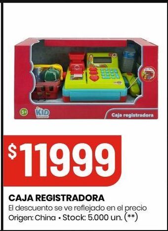 Changomas Caja registradora oferta