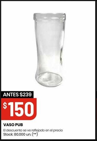 Changomas Vaso pub oferta