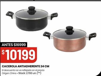 Changomas Cacerola antiadherente 24 cm oferta