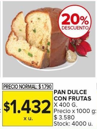 Carrefour Maxi Pan dulce con frutas 400g oferta
