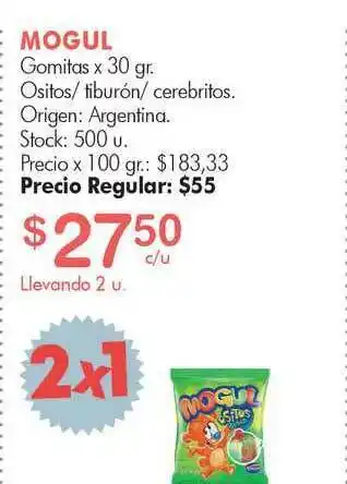 Mogul Gomitas x 30gr
