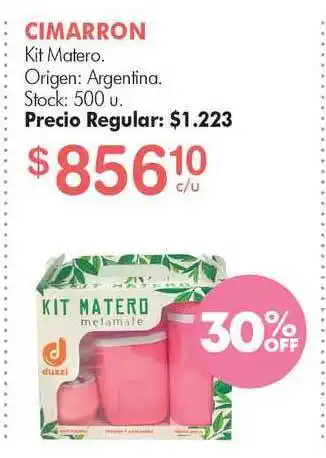 Simplicity Cimarron Kit Matero oferta