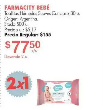 Simplicity Farmacity Bebé Toallitas Húmedas Suaves Caricias oferta