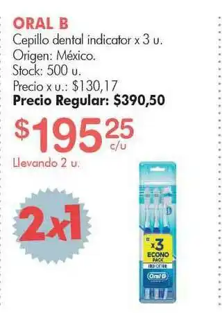 Simplicity Oral B Cepillo Dental Indicator x 3u oferta