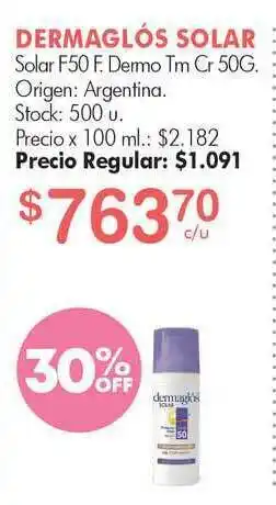 Simplicity Dermaglós Solar 50gr oferta