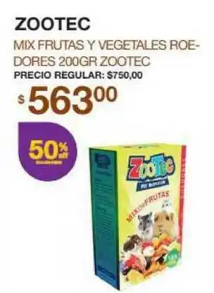Puppis Zootec Mix Frutas Y Vegetales Roe-dores 200gr Zoote oferta