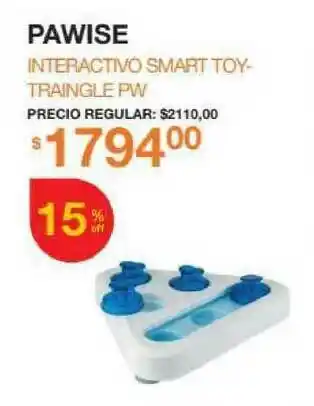 Puppis Pawise Interactivo Smart Toy-triangle Pw oferta