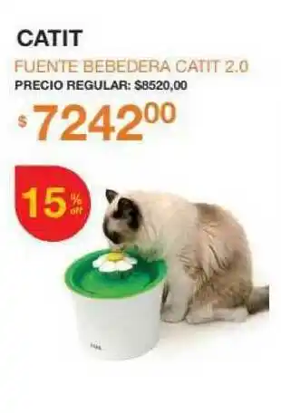 Puppis Catit Fuente Bebedera Catit 2.0 oferta