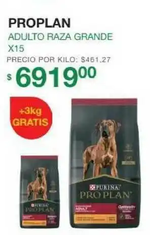 Puppis Proplan Adulto Raza Grande X15 oferta